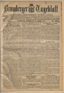 Bromberger Tageblatt. J. 31, 1907, nr 195
