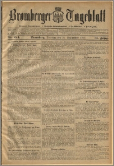 Bromberger Tageblatt. J. 31, 1907, nr 224