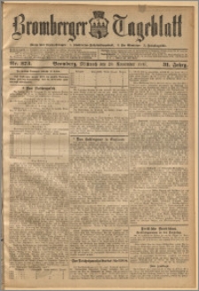 Bromberger Tageblatt. J. 31, 1907, nr 273