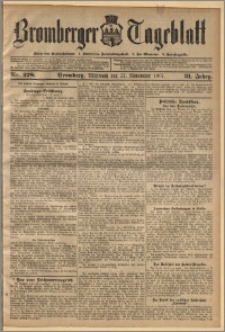 Bromberger Tageblatt. J. 31, 1907, nr 278