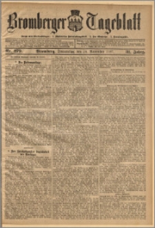 Bromberger Tageblatt. J. 31, 1907, nr 279