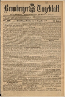 Bromberger Tageblatt. J. 31, 1907, nr 289