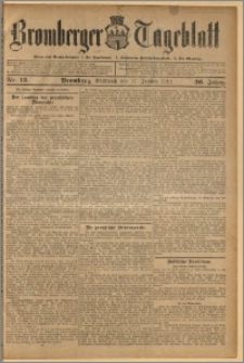 Bromberger Tageblatt. J. 36, 1912, nr 13