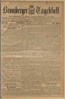 Bromberger Tageblatt. J. 36, 1912, nr 18