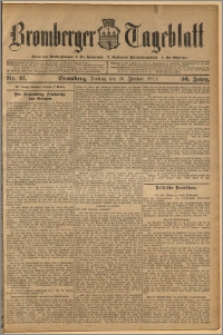 Bromberger Tageblatt. J. 36, 1912, nr 21