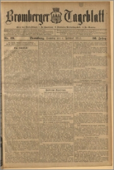 Bromberger Tageblatt. J. 36, 1912, nr 29