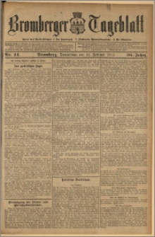 Bromberger Tageblatt. J. 36, 1912, nr 44