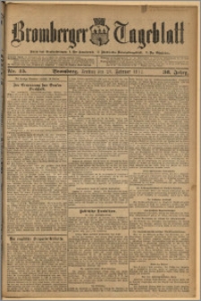 Bromberger Tageblatt. J. 36, 1912, nr 45