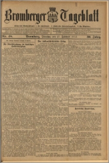 Bromberger Tageblatt. J. 36, 1912, nr 48