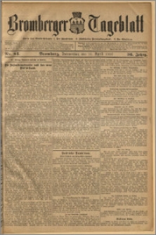 Bromberger Tageblatt. J. 36, 1912, nr 84