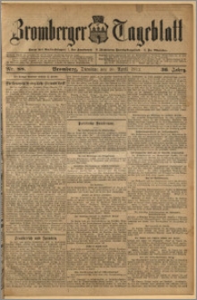 Bromberger Tageblatt. J. 36, 1912, nr 88