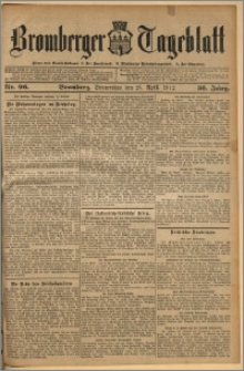 Bromberger Tageblatt. J. 36, 1912, nr 96