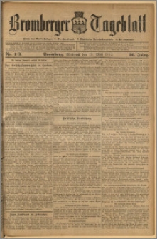 Bromberger Tageblatt. J. 36, 1912, nr 113