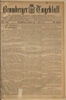 Bromberger Tageblatt. J. 36, 1912, nr 157