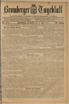 Bromberger Tageblatt. J. 36, 1912, nr 172