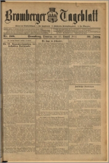 Bromberger Tageblatt. J. 36, 1912, nr 188