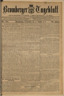 Bromberger Tageblatt. J. 36, 1912, nr 190