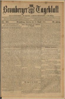 Bromberger Tageblatt. J. 36, 1912, nr 193