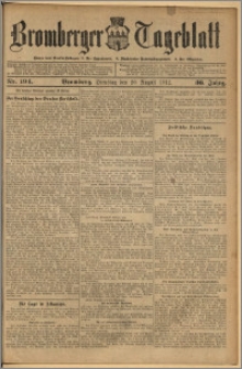 Bromberger Tageblatt. J. 36, 1912, nr 194