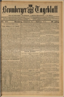 Bromberger Tageblatt. J. 36, 1912, nr 210