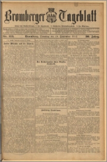 Bromberger Tageblatt. J. 36, 1912, nr 212