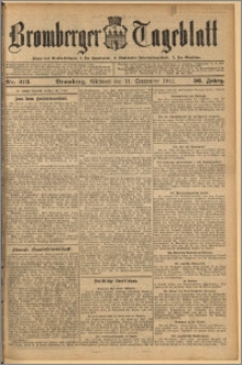 Bromberger Tageblatt. J. 36, 1912, nr 213