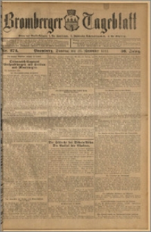 Bromberger Tageblatt. J. 36, 1912, nr 272