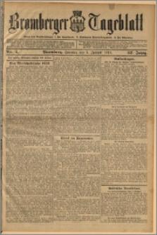 Bromberger Tageblatt. J. 37, 1913, nr 4