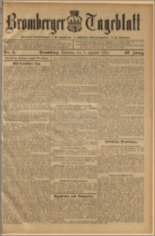 Bromberger Tageblatt. J. 37, 1913, nr 5