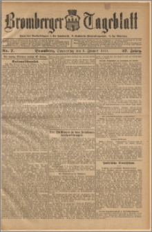Bromberger Tageblatt. J. 37, 1913, nr 7