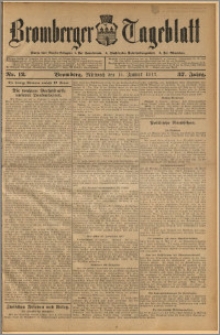 Bromberger Tageblatt. J. 37, 1913, nr 12