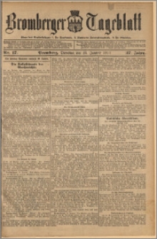 Bromberger Tageblatt. J. 37, 1913, nr 17