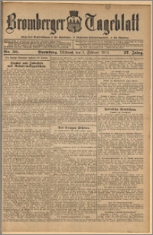 Bromberger Tageblatt. J. 37, 1913, nr 30