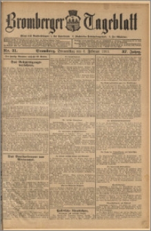 Bromberger Tageblatt. J. 37, 1913, nr 31