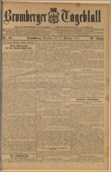 Bromberger Tageblatt. J. 37, 1913, nr 35
