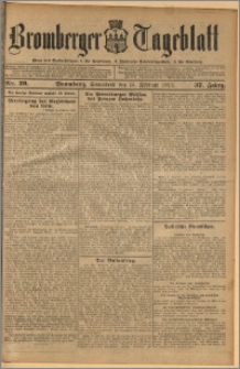 Bromberger Tageblatt. J. 37, 1913, nr 39