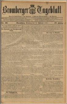 Bromberger Tageblatt. J. 37, 1913, nr 40