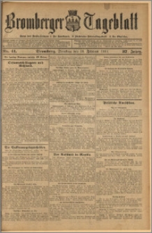 Bromberger Tageblatt. J. 37, 1913, nr 41