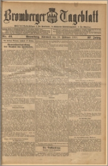 Bromberger Tageblatt. J. 37, 1913, nr 42