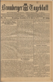 Bromberger Tageblatt. J. 37, 1913, nr 43
