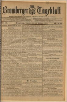 Bromberger Tageblatt. J. 37, 1913, nr 47