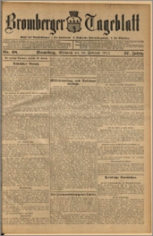 Bromberger Tageblatt. J. 37, 1913, nr 48