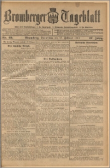 Bromberger Tageblatt. J. 37, 1913, nr 49
