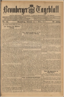 Bromberger Tageblatt. J. 37, 1913, nr 54
