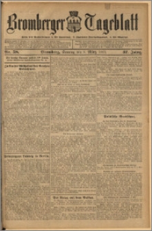 Bromberger Tageblatt. J. 37, 1913, nr 58