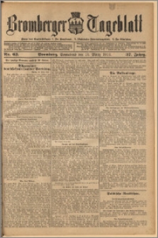 Bromberger Tageblatt. J. 37, 1913, nr 63