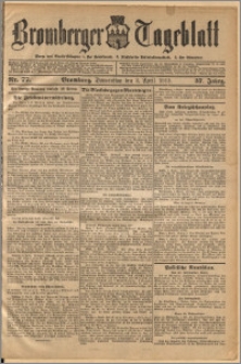 Bromberger Tageblatt. J. 37, 1913, nr 77