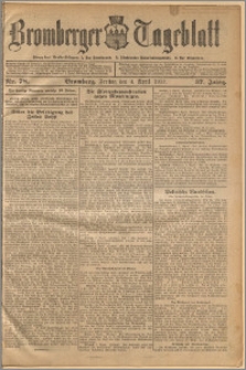 Bromberger Tageblatt. J. 37, 1913, nr 78