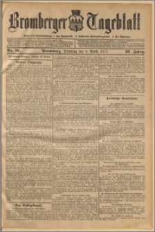 Bromberger Tageblatt. J. 37, 1913, nr 81