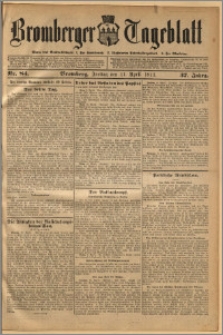 Bromberger Tageblatt. J. 37, 1913, nr 84